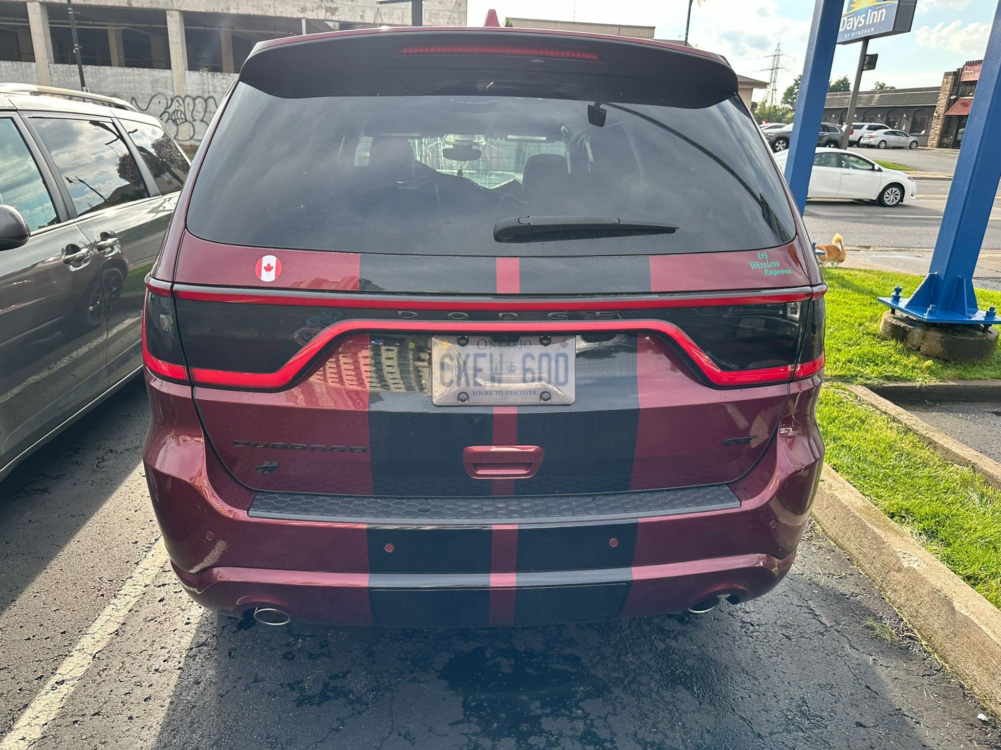 rear wrap dodge durango srt